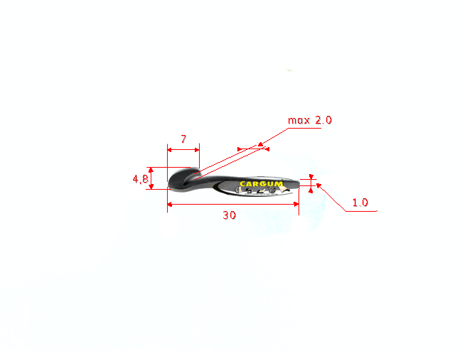 Gummiprofil zu K&uuml;hlergrill